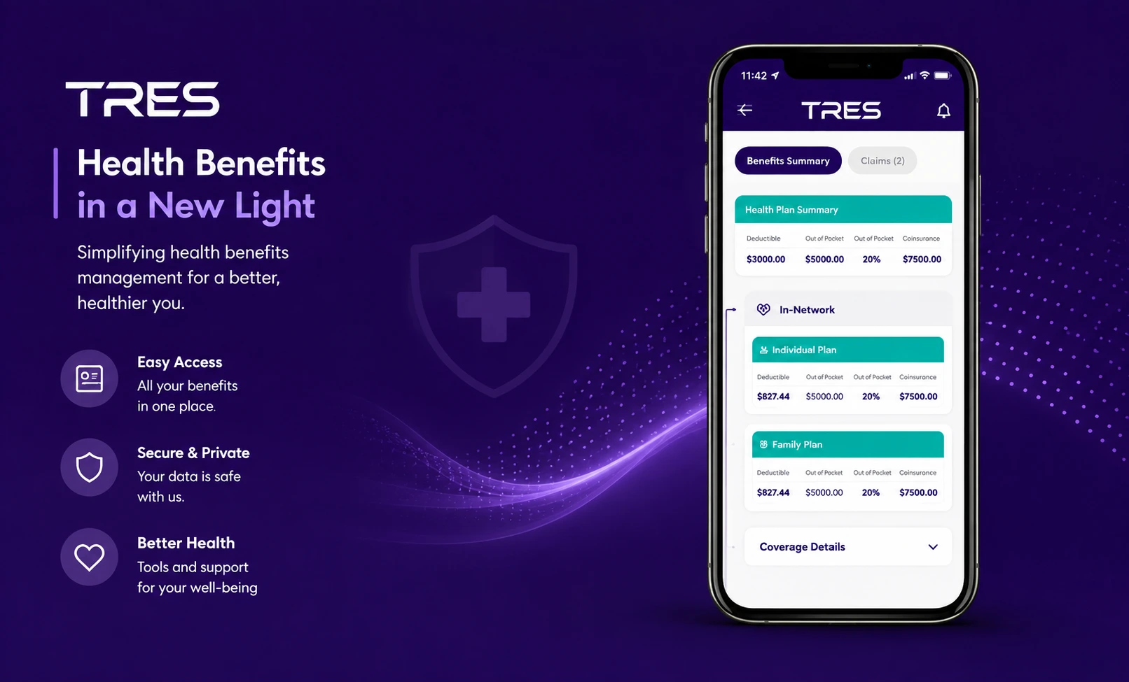 Tres Health Insurance Platform
