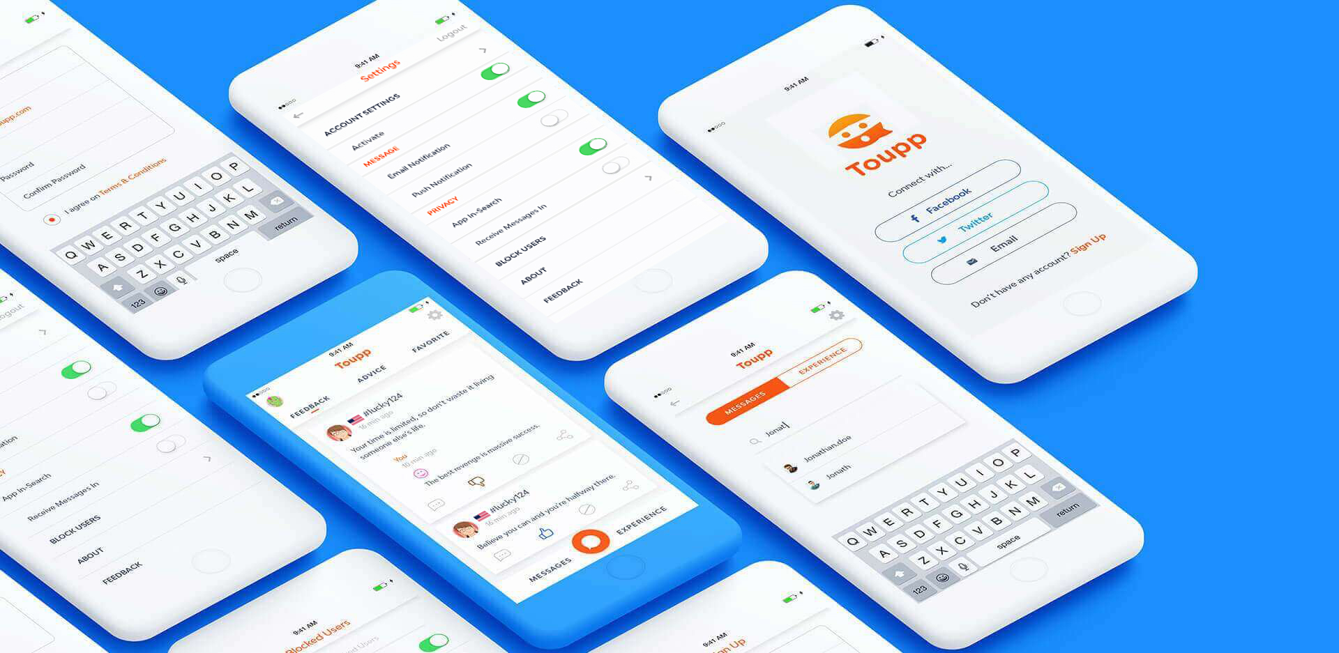 Anonymous Messaging App Screens Anonymous Messaging App Screens