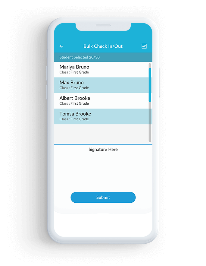 Bulk Sign-in / Sign-out