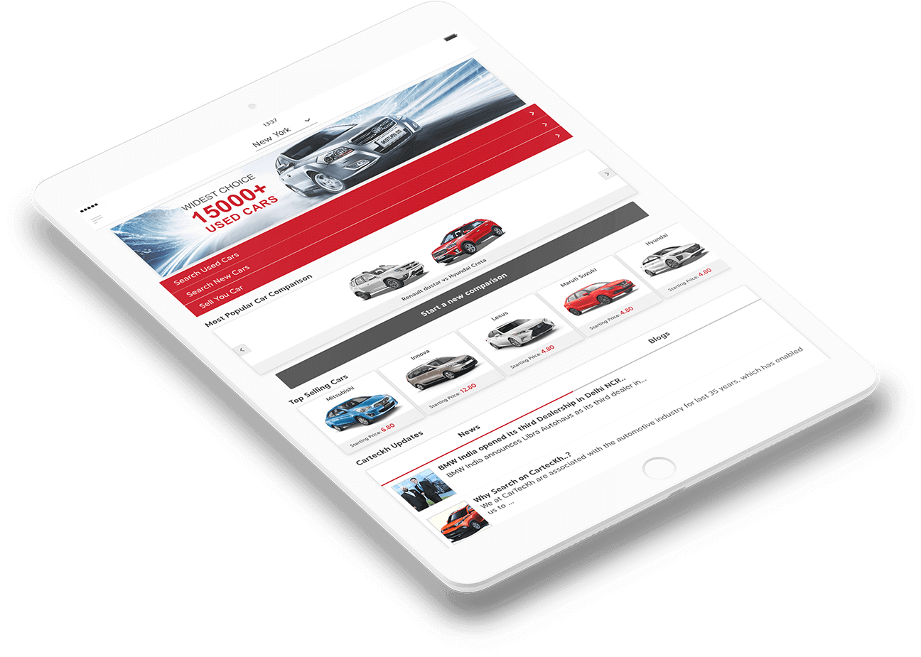 Car Details & Trading Solution Screen Car Details & Trading Solution Screen