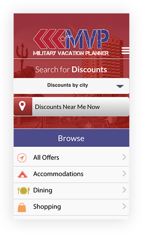 Military Vacation App Outcome
