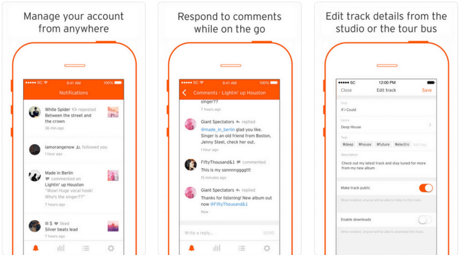 SoundCloud Pulse - Screen Image