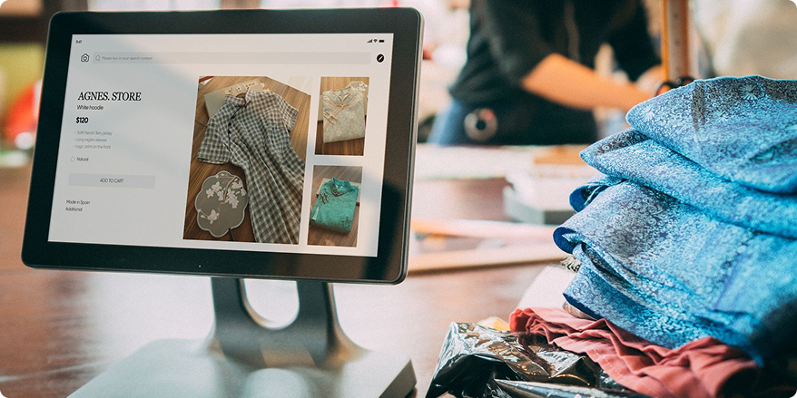 Retail ecommerce custom product design application