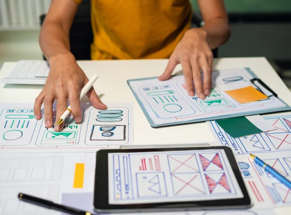 Sketching user experience for different scenarios
