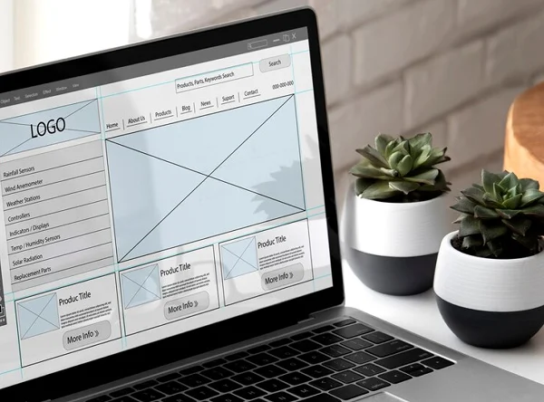 Wireframing screens to visualize experience