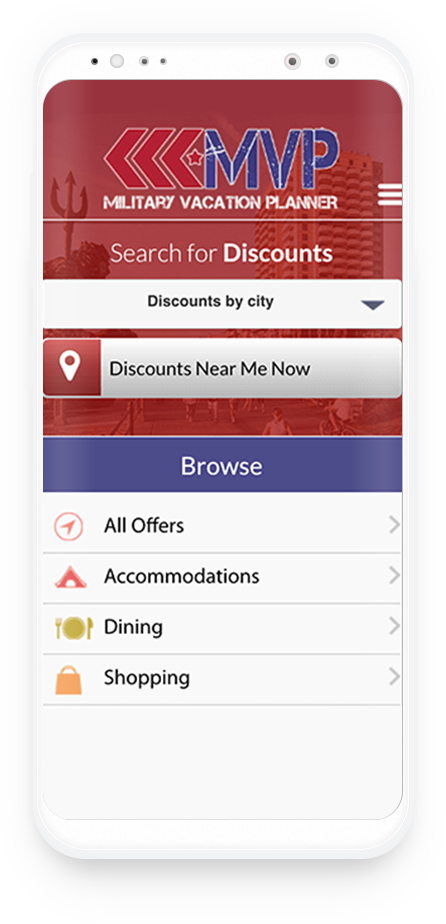 Military Vacation Planner feature Military Vacation Planner feature